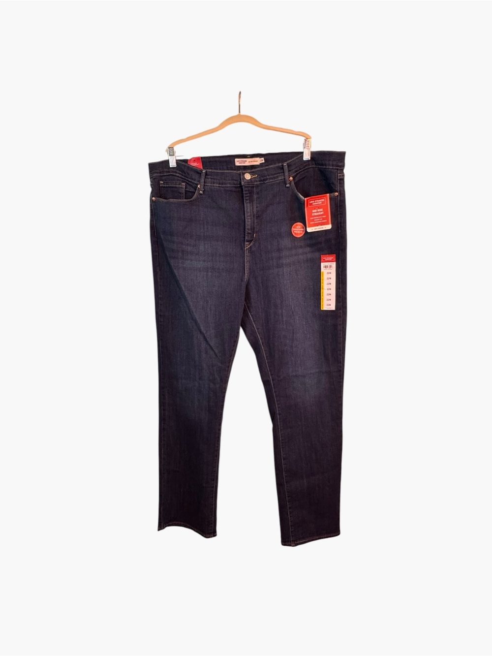 Women’s Levi mid rise jeans Indigo Straight-Leg Jeans